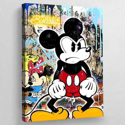 Tableau street art mickey mouse