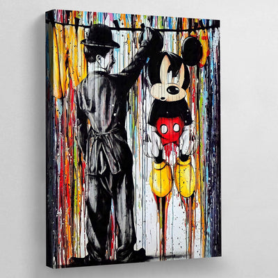 Tableau street art mickey