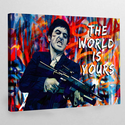 Tableau street art scarface