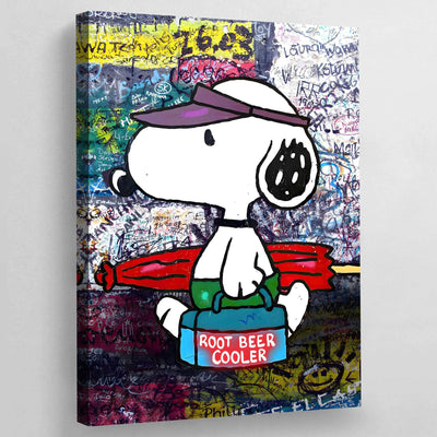 Tableau street art snoopy