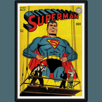 Tableau superman vintage