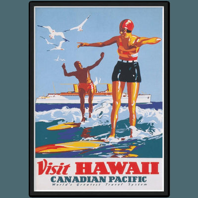 Tableau surf vintage