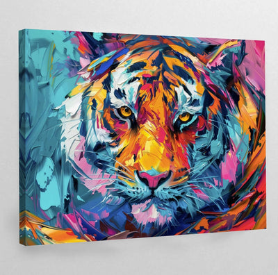 Tableau tigre pop art