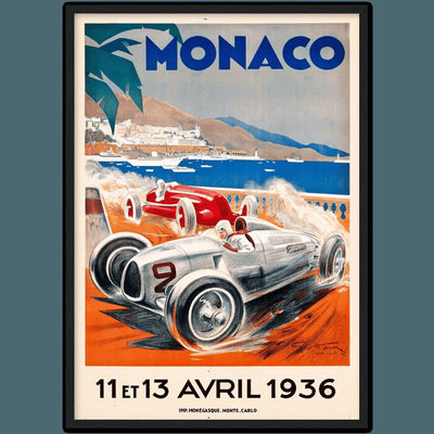 Tableau vintage voiture