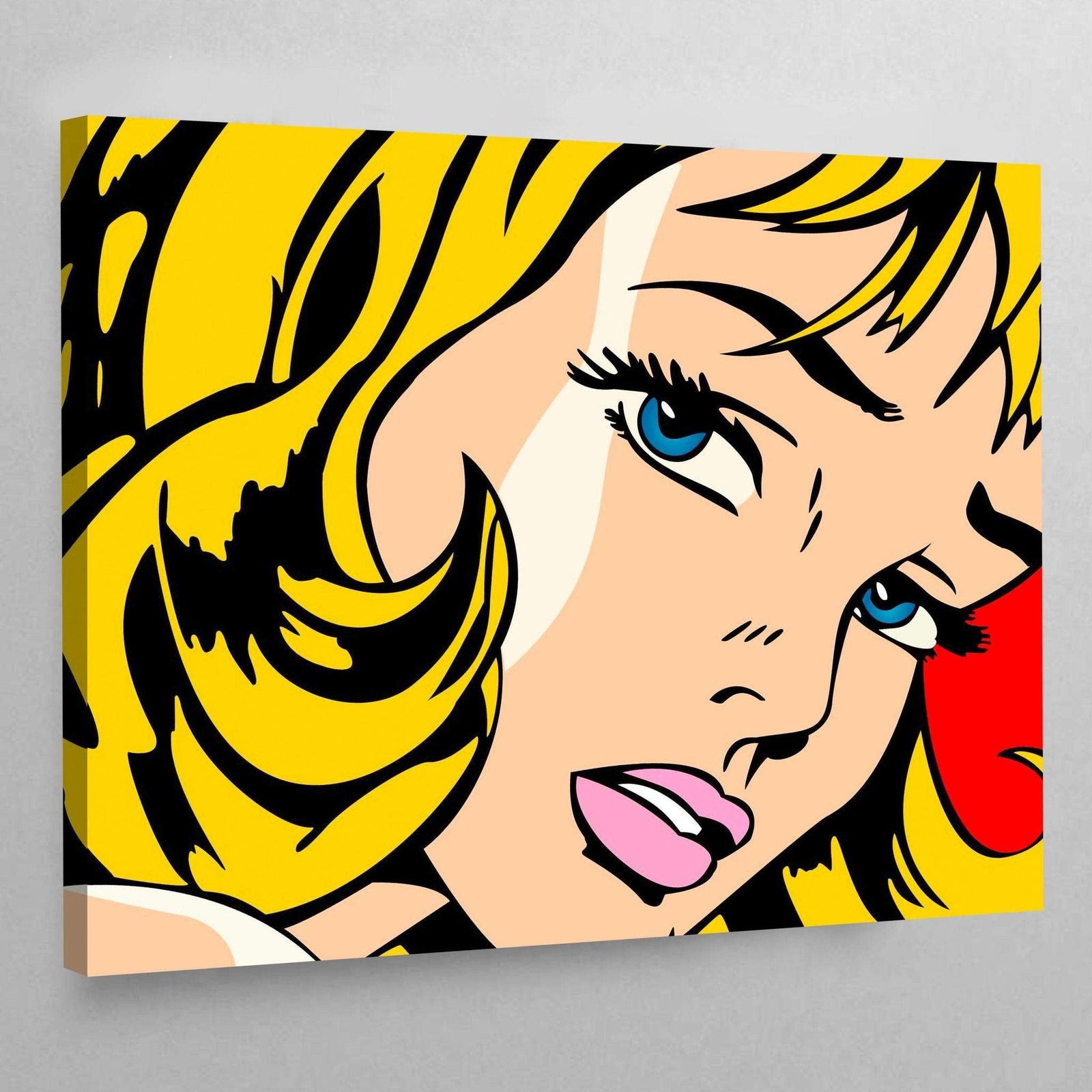 Pop-Art-Frauenschminken