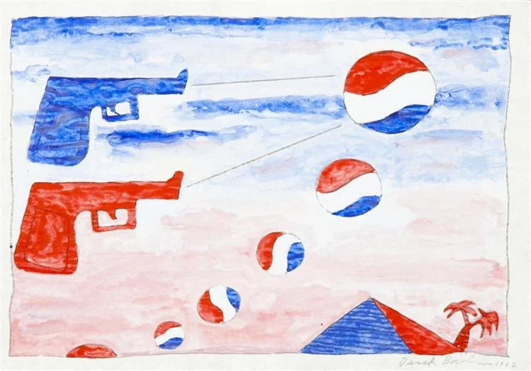 Untitled (5 Pepsi's and Sun 2 Guns)