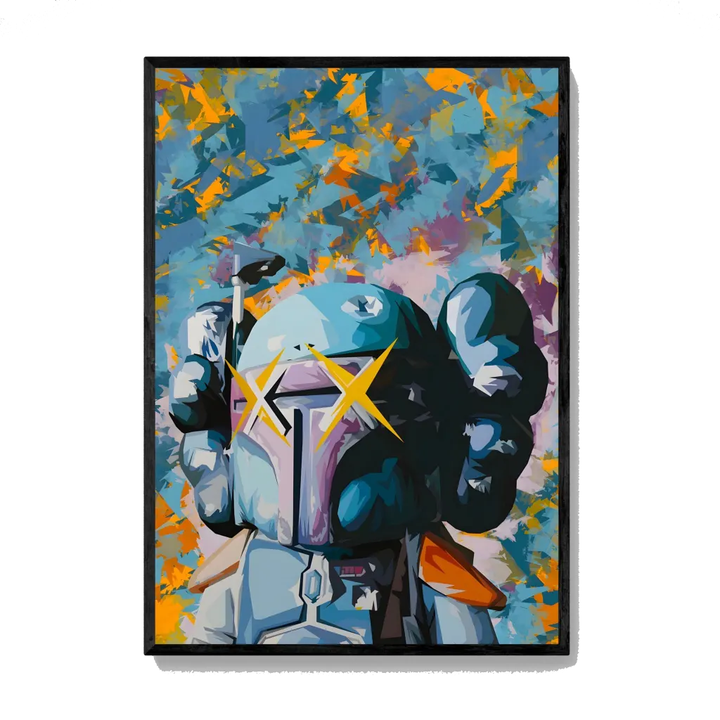 Kaws Boba Fett-Malerei