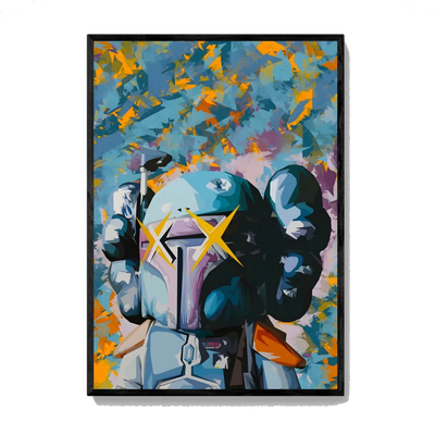 Kaws Boba Fett-Malerei